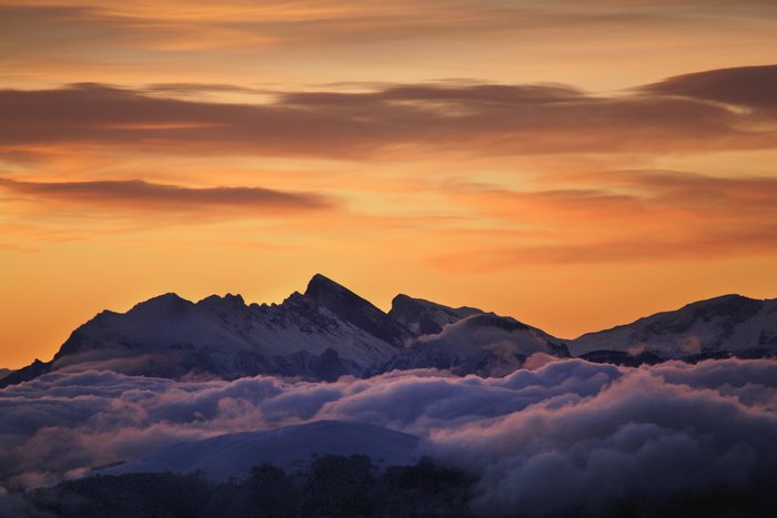 Dévoluy ciel coloré